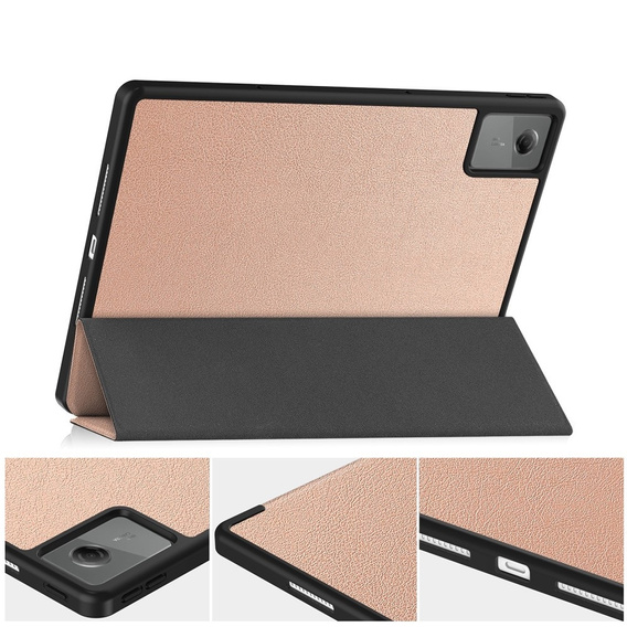 Etui do Lenovo Idea Tab Plus 12,1", Smartcase, różowe rose gold