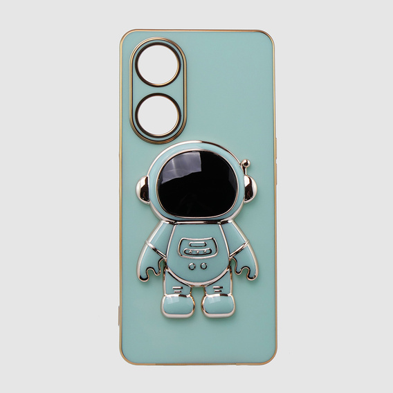 Etui do Oppo A98 5G, Astronaut, zielone