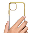 Etui Electroplated Frame do iPhone 13 Pro - Gold