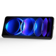 Etui do Xiaomi Redmi Note 12 Pro+ 5G, Kickstand Ring, czarne