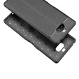 Czarne Etui Football Grain TPU Case do Sony Xperia 10 Plus