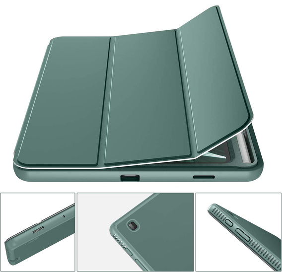 Etui do Samsung Galaxy Tab S6 Lite 10.4" 2020/2022/2024, Suritch Full Body, zielone