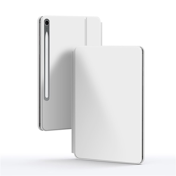 Etui z klawiaturą do Samsung Galaxy Tab S10 FE Magnetic Keyboard Touchpad - białe