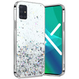 Etui do Samsung Galaxy A71 5G, Glittery, przezroczyste