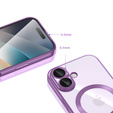 Etui do iPhone 17 Electro MagSafe – fioletowe