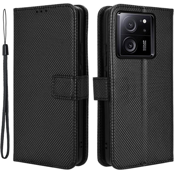 Etui z klapką do Xiaomi 13T / 13T Pro, Smart Magnet, czarne