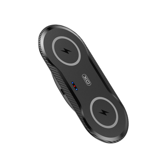 XO Ładowarka Bezprzewodowa Indukcyjna WX025 2w1 20W, czarna