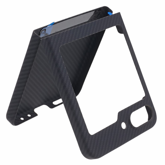 Etui do Samsung Galaxy Z Flip7 FE / Z Flip6, 600D Aramid Fiber Cover, czarne