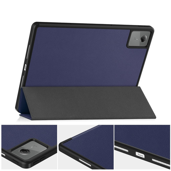 Etui do Lenovo Idea Tab Plus 12,1", Smartcase, granatowe