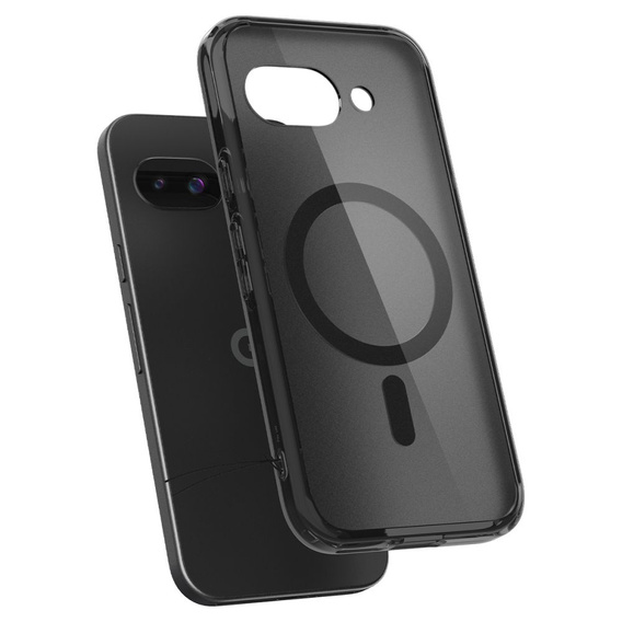 Etui z MagSafe Spigen do Google Pixel 9A, Ultra Hybrid, matowe / czarne + Szkło Hartowane 9H