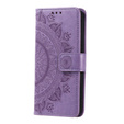 Etui z klapką do OnePlus 12 5G, Mandala, fioletowe