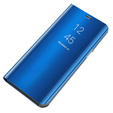 Etui do Samsung Galaxy A22 5G, Clear View, niebieskie