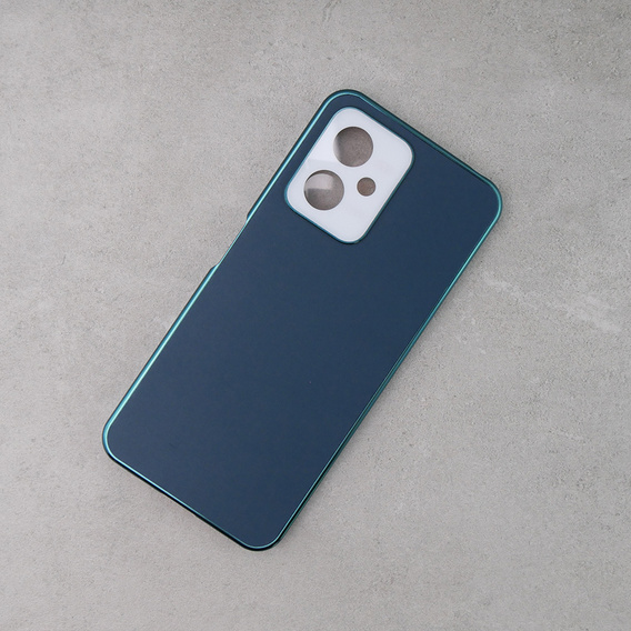 Etui do Xiaomi Redmi Note 12, ERBORD Glass Armor Leather, niebieskie