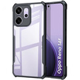 Etui do Oppo Reno 14 F / 14 FS, AntiDrop Hybrid, przezroczyste z czarną ramką