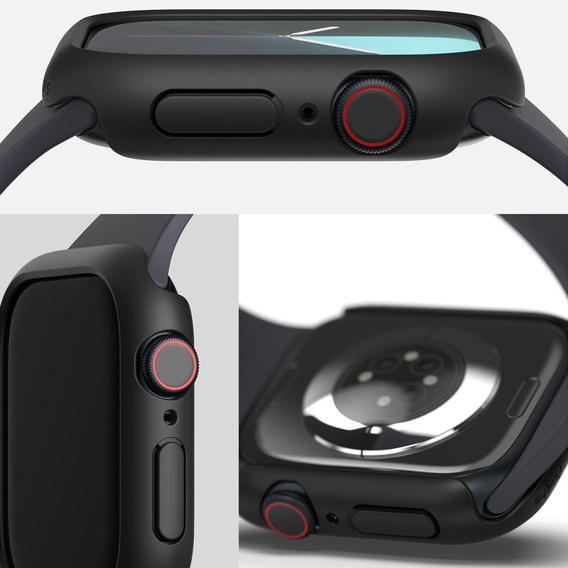 Etui Ringke Slim do Apple Watch 10/11 46MM, 2-Pack, Przezroczyste / Czarne