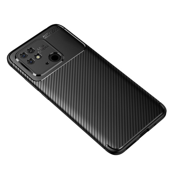 Etui do Xiaomi Redmi 10C, Carbon Gel, czarne