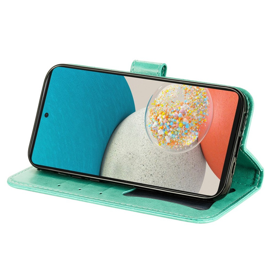 Etui z klapką do Samsung Galaxy A53 5G, Mandala, zielone