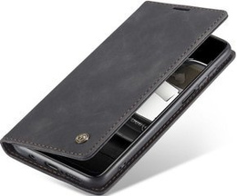 Etui CASEME do Xiaomi do Redmi Note 9s / 9 Pro, Leather Wallet Case, czarne