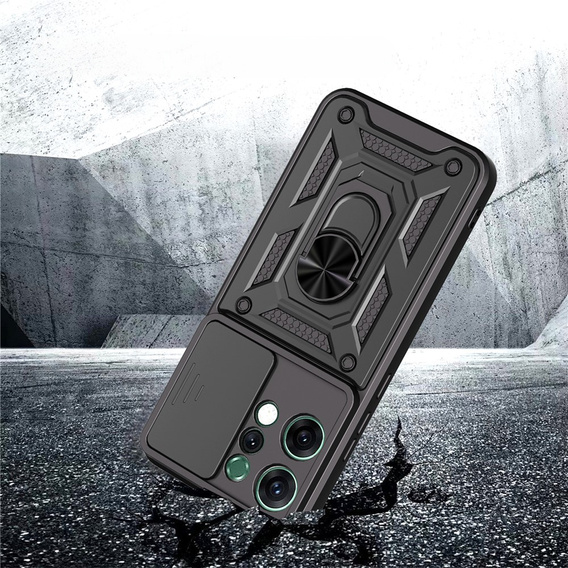 Etui pancerne do Oppo Reno 14, CamShield Slide, czarne