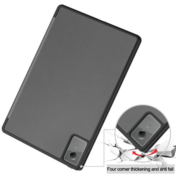 Etui do Lenovo Idea Tab Plus, Smartcase, szare