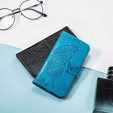 Etui z klapką do Motorola Moto G86 5G, Butterfly, niebieskie