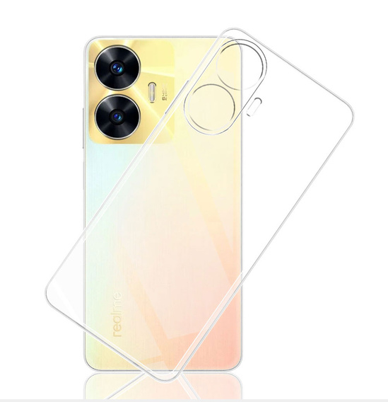 Etui cienkie do Realme C55, Slim, przezroczyste