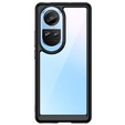 Etui do Oppo Reno 10 / 10 Pro, Fusion Hybrid, przezroczyste / czarne