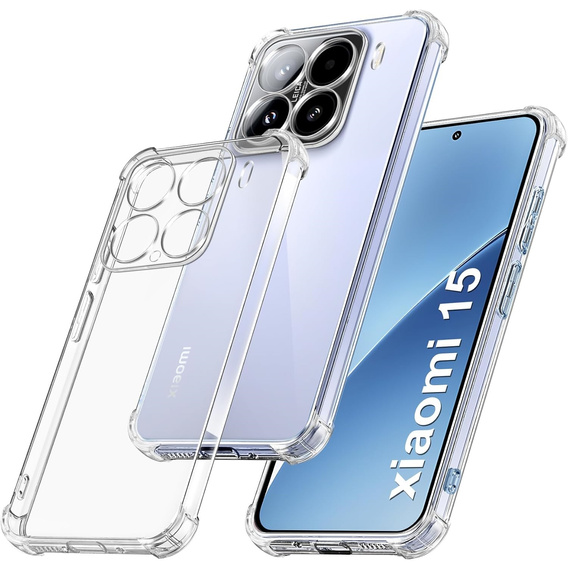Etui do Xiaomi 15, Dropproof, przezroczyste