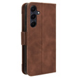 Etui z klapką do Samsung Galaxy A35 5G, Card Slot, brązowe