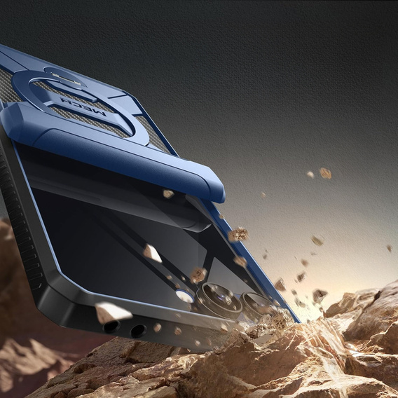 Etui do Samsung Galaxy Z Flip 7, Tongate MECH Magsafe, niebieskie