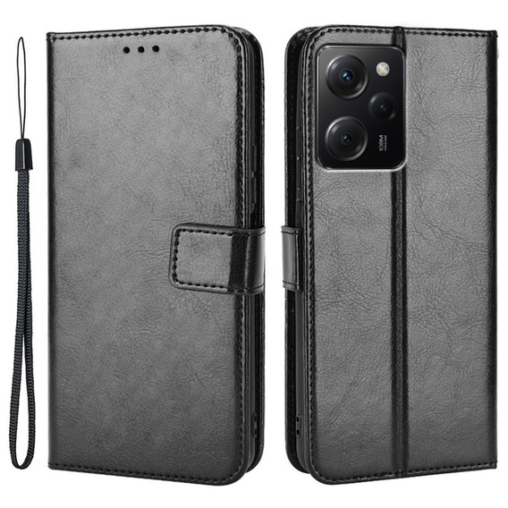 Etui z klapką do Xiaomi Poco X5 Pro 5G, Wallet, czarne