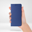 Etui z klapką do Samsung Galaxy A17 5G, Smart Magnetic, granatowe