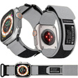 Pasek Nylonowy ERBORD MP84 do Apple Watch 1/2/3/4/5/6/7/8/9/10/11/SE Ultra 1/2/3 42/44/45/46/49mm, Szary