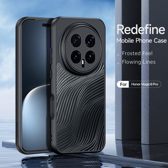 Etui DuxDucis do Honor Magic 8 Pro, Aimo case, czarne