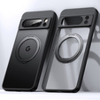 Etui do Google Pixel 8A, Fusion Hybrid Kickstand, do MagSafe, czarne