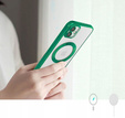 Etui do iPhone 12, Electro MagSafe, zielone + Szkło na ekran