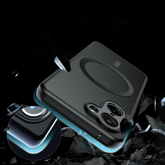 Etui do OnePlus Nord CE5, do MagSafe, ERBORD Matt Case, czarny