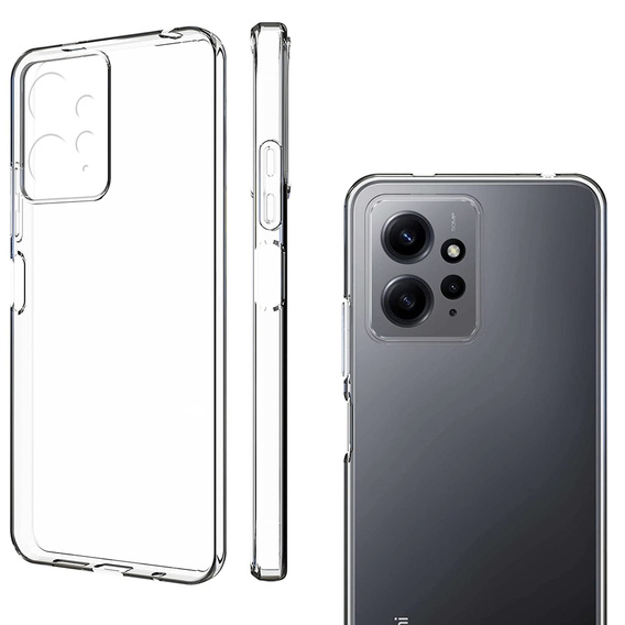 Etui cienkie do Xiaomi Redmi Note 12 4G, Slim CamShield, przezroczyste