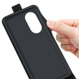 Etui z klapką do Motorola Edge 30 Pro, Flip, czarne