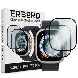 2x Szkło Hybrydowe ERBORD do Apple Watch Ultra 1/2/3 49MM