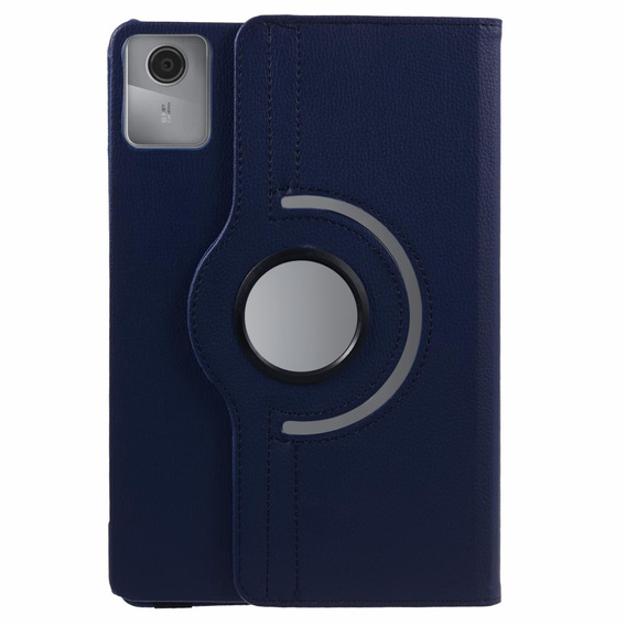 Etui do Lenovo Tab M11, Obrotowe 360, granatowe