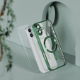 Etui do iPhone 16 Plus, Electro MagSafe, zielone + Szkło na ekran