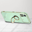 Etui do Xiaomi Poco M4 Pro 4G, Electro Ring, miętowe