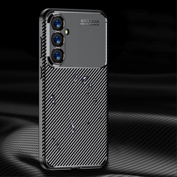 Etui do Samsung Galaxy S23 FE, Carbon Gel, czarne