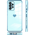 Etui do Samsung Galaxy A33 5G, Electro heart, niebieskie