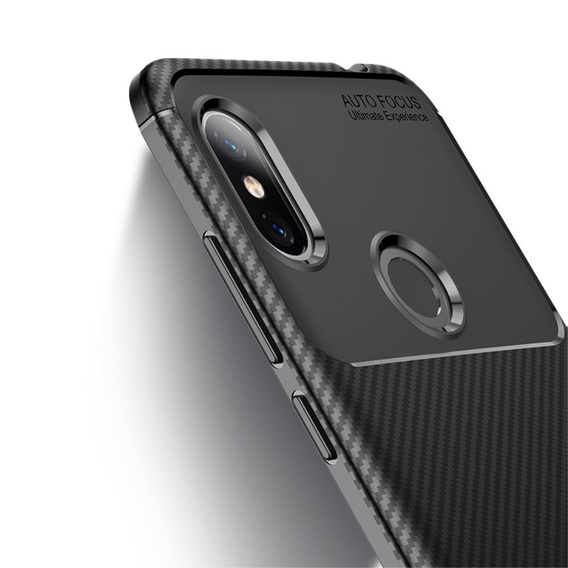 Etui do Xiaomi Redmi Note 6 Pro, Carbon Gel, czarne