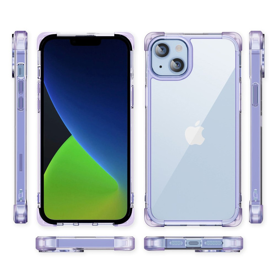 Etui do iPhone 13, ERBORD CornerShield, fioletowe