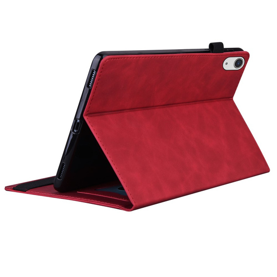 Etui do iPad 10.9" 2022 (10 gen.), Classic, z miejscem na rysik, czerwone