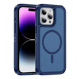 Etui z ramką do iPhone 14 Pro, do MagSafe, niebieskie