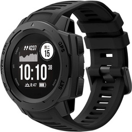 Pasek Silikonowy do Garmin Instinct / Instinct 2, Czarny